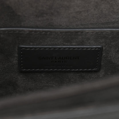 Saint Laurent Smooth Calfskin Suede Medium Bellechasse Grey 7 of 16
