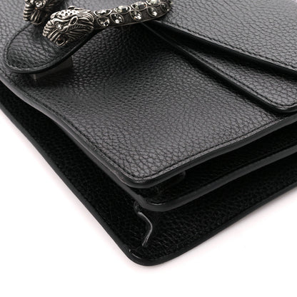 Gucci Pebbled Calfskin Small Dionysus Shoulder Bag Black 12 of 12