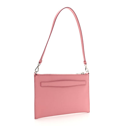 Prada Saffiano Flat Zip Wristlet Petalo 3 of 12