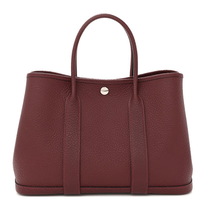 Hermes Vache Country Garden Party 30 TPM Rouge H 1 of 11