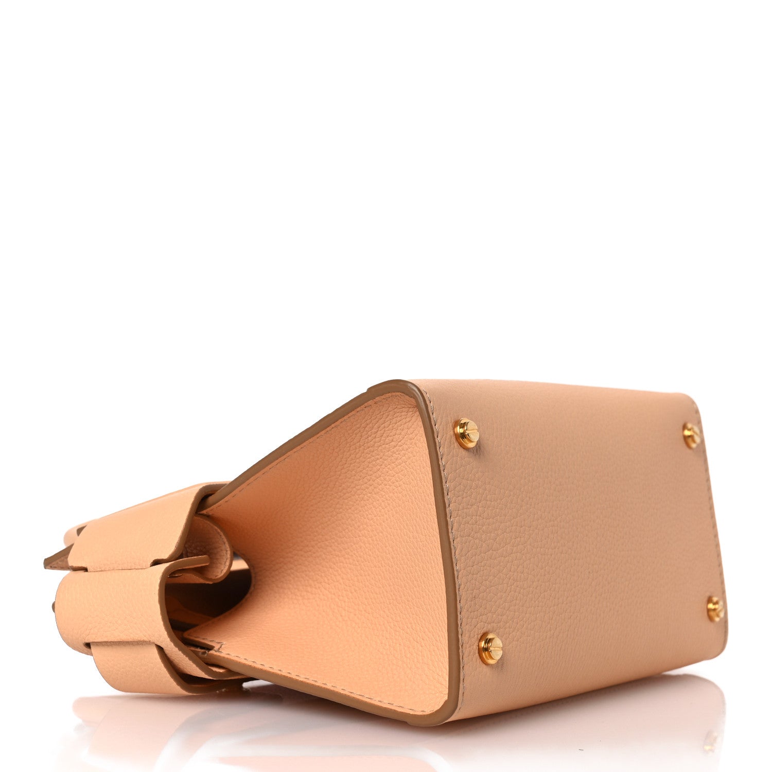 Givenchy Grained Calfskin Mini Horizon Satchel Beige 4 of 10
