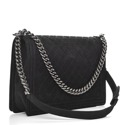 Chanel Iridescent Caviar Quilted Large Boy Flap Black 4 of 15