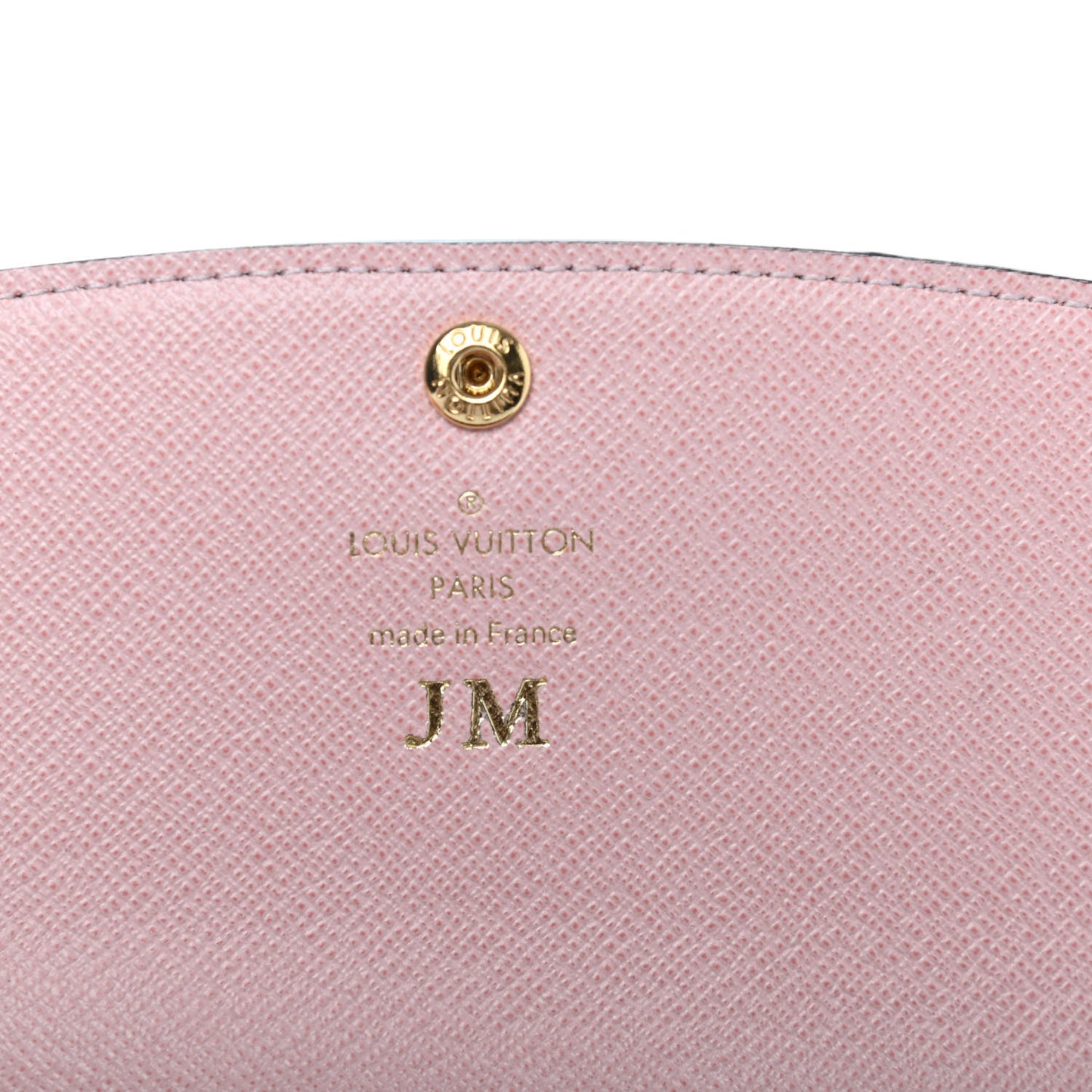Monogram Emilie Wallet Rose Ballerine
