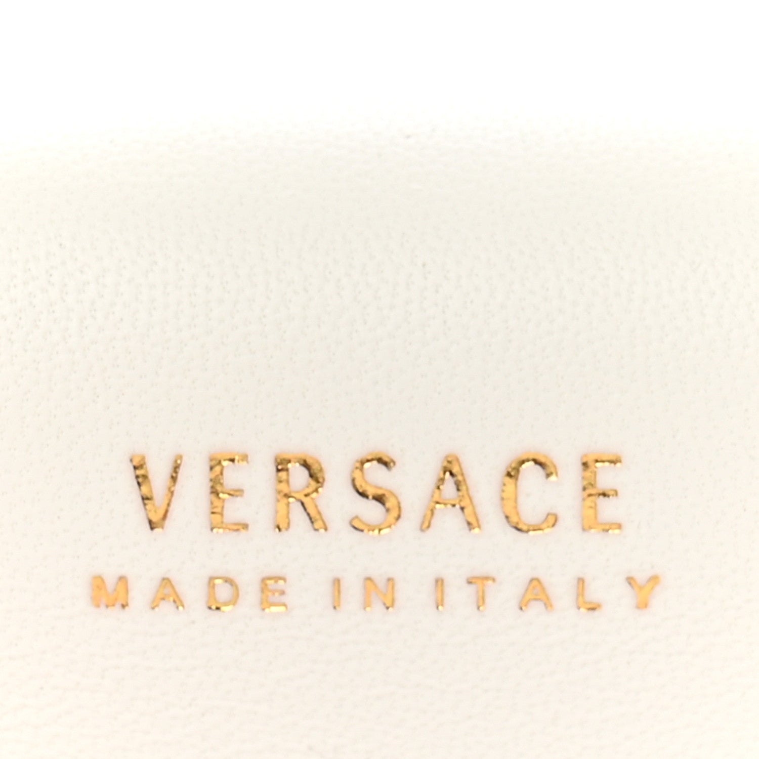 Versace Nappa Quilted Virtus Top Handle Shoulder Bag White 6 of 12