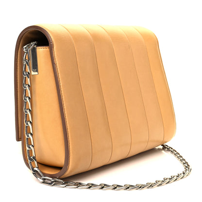 Celine Lambskin Quilted Shoulder Bag Camel 2 of 7