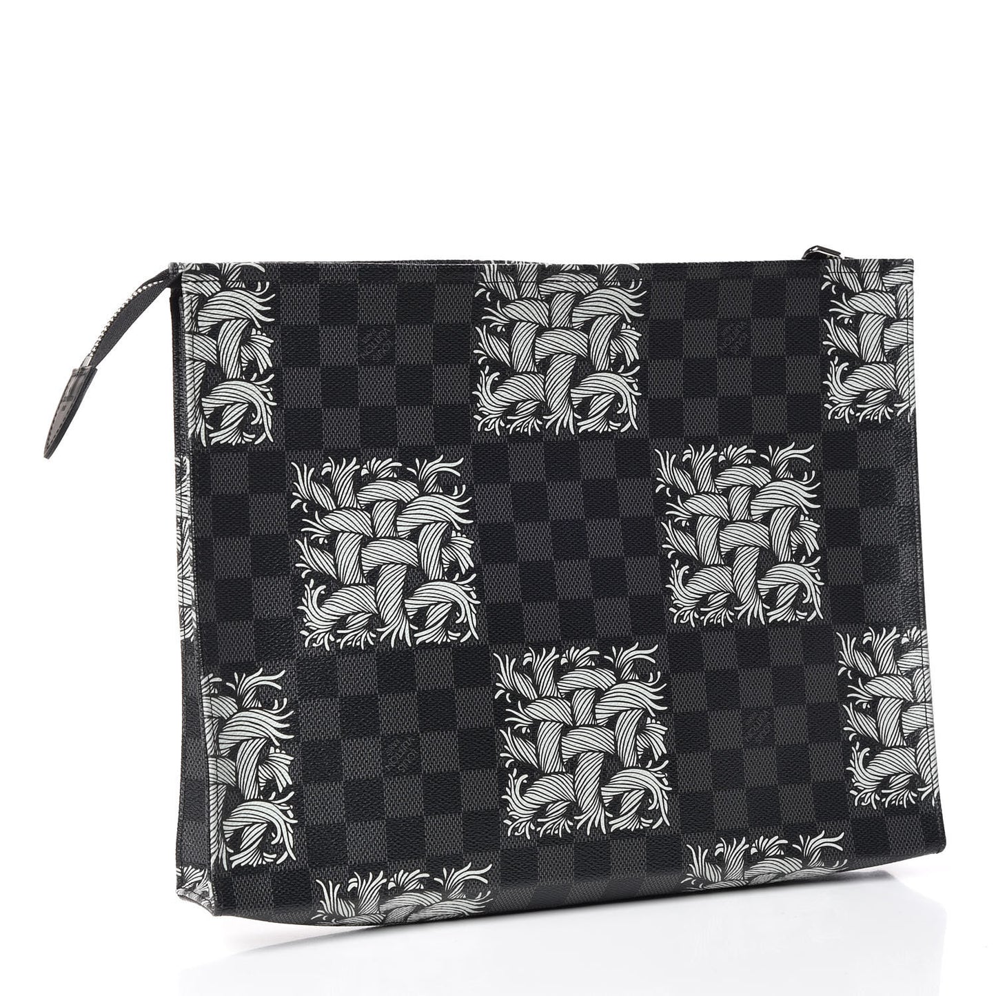 Damier Graphite Rope Pochette Voyage White