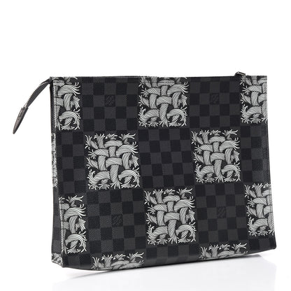 Louis Vuitton Damier Graphite Rope Pochette Voyage White 3 of 9