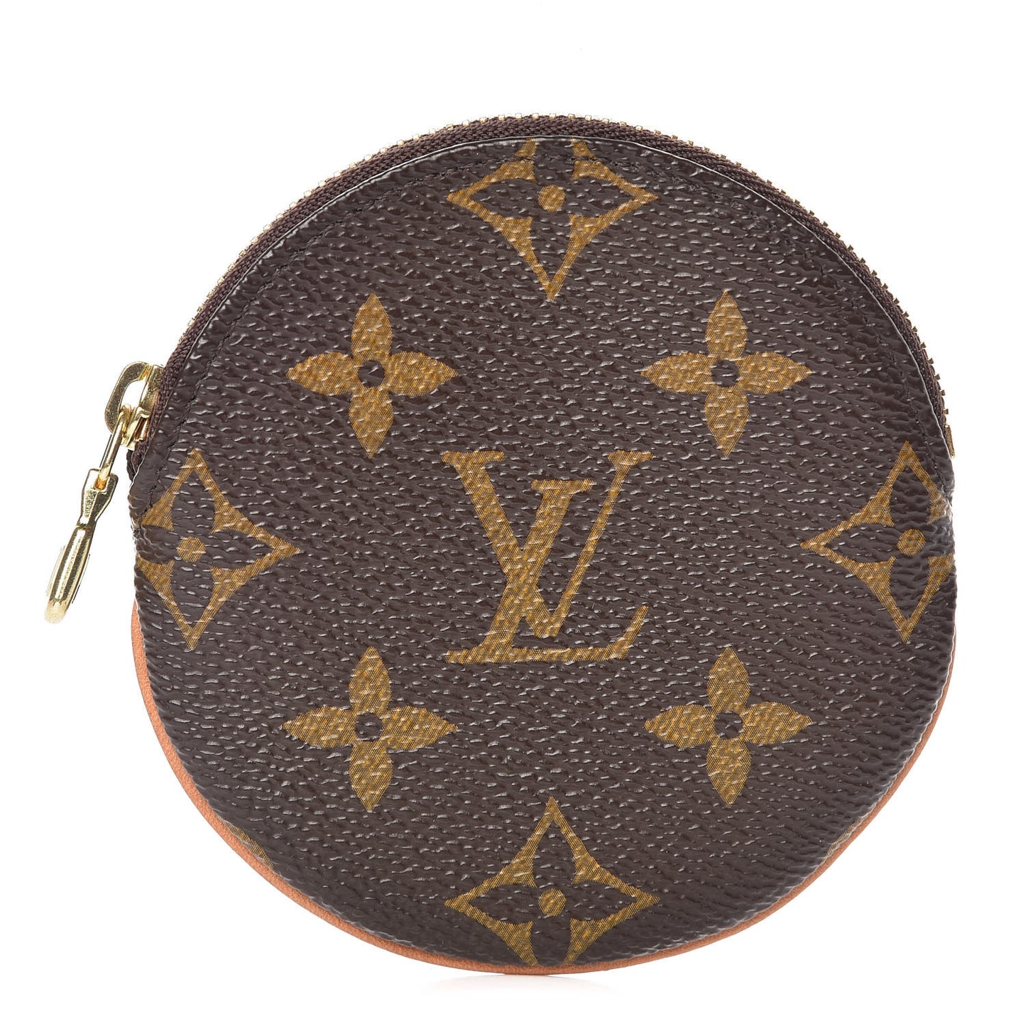 Monogram Round Coin Purse