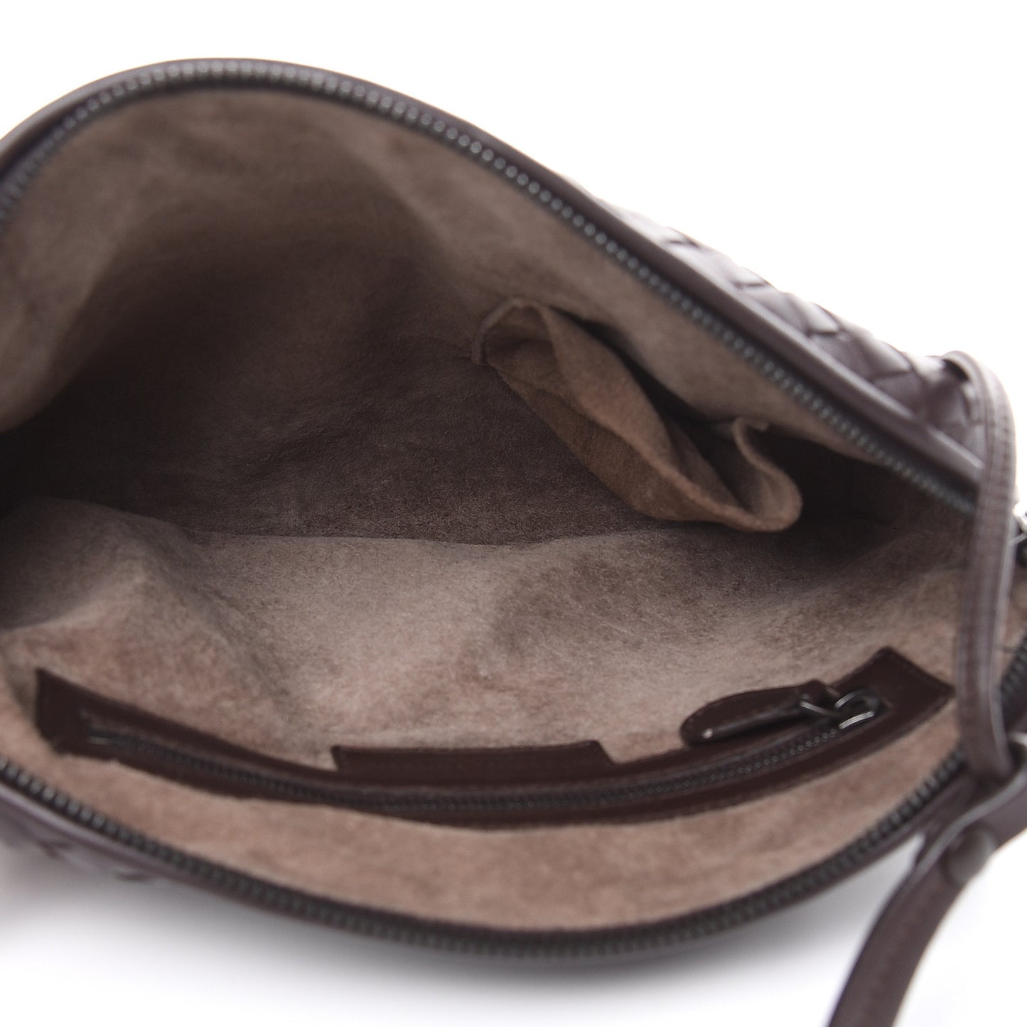 Nappa Intrecciato Nodini Bag Ebano