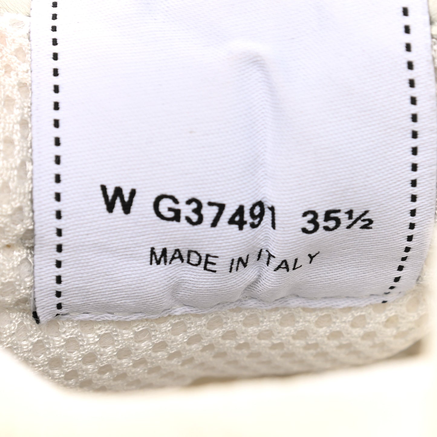 Calfskin Mesh Lycra Suede Womens Logo Sneakers 35.5 White