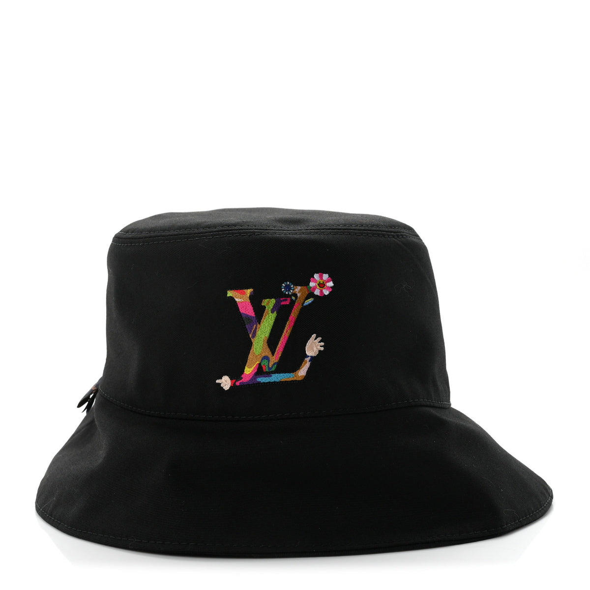 LV X TM Reversible Superflat Bucket Hat S Black