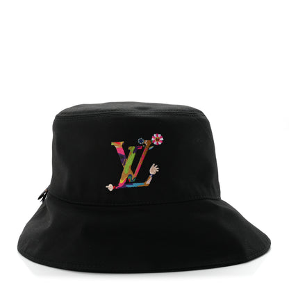 Louis Vuitton LV X TM Reversible Superflat Bucket Hat S Black 5 of 15