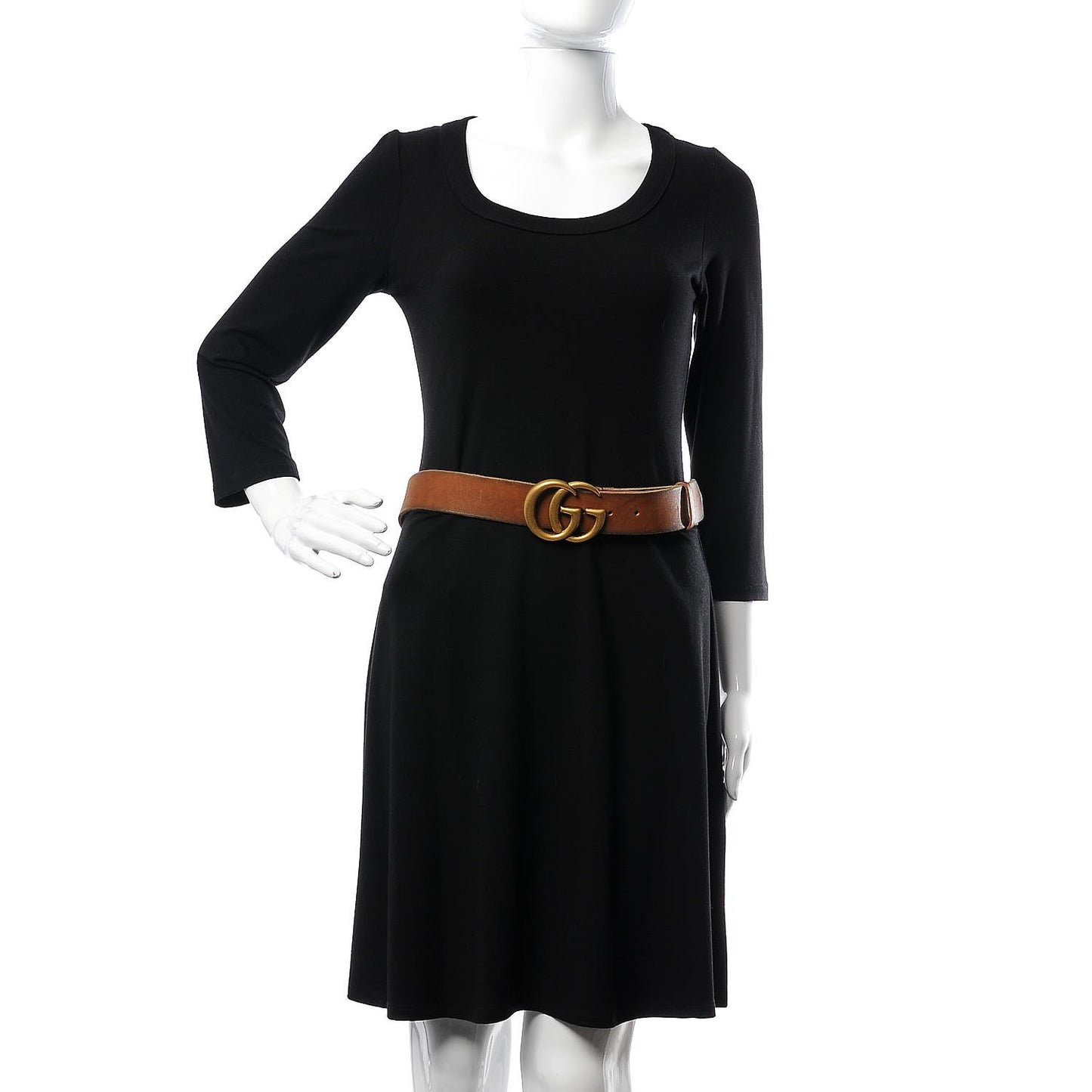 Faded Calfskin Double G 40mm Belt 85 34 Cuir