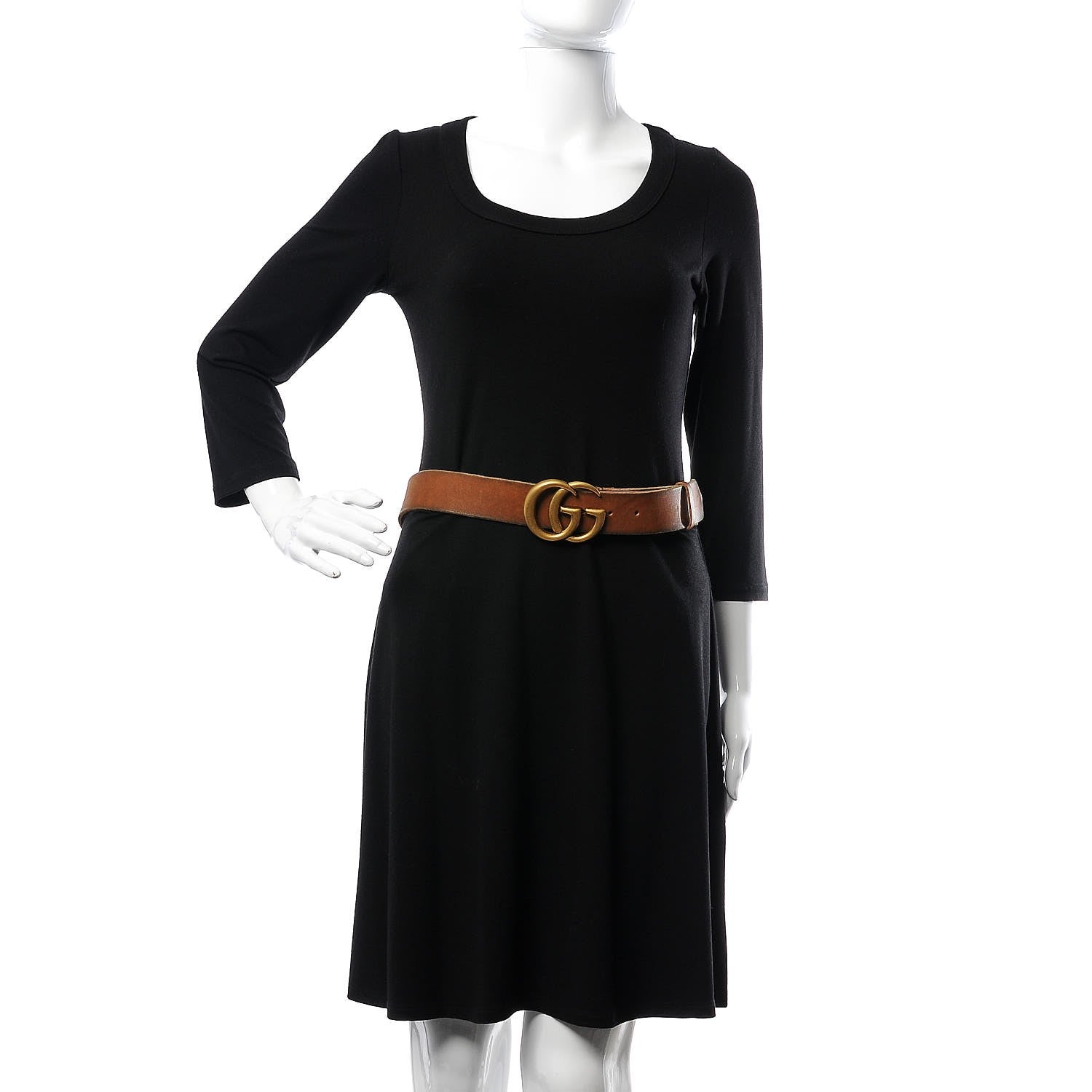 Gucci Faded Calfskin Double G 40mm Belt 85 34 Cuir 2 of 6