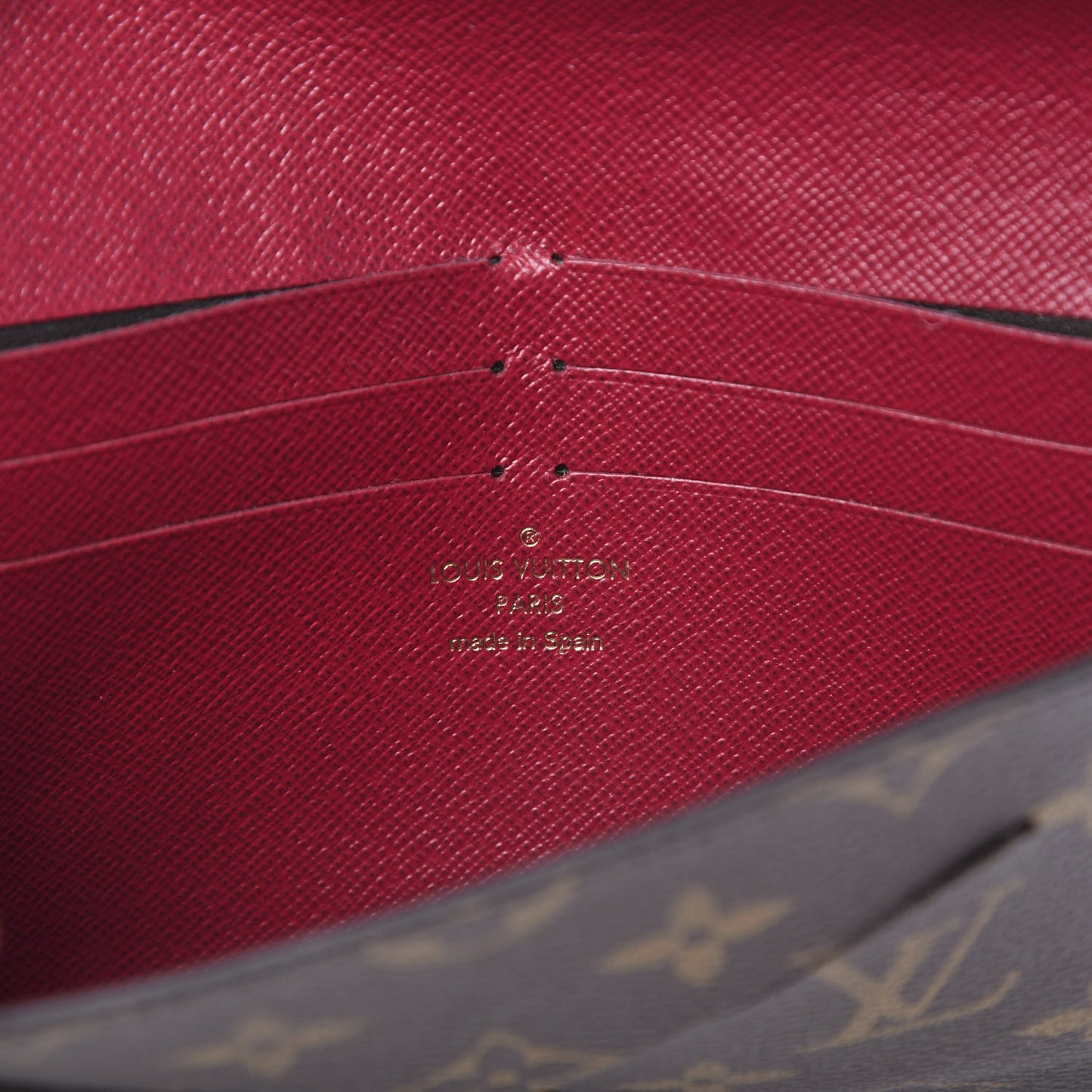 Monogram Jeanne Wallet Fuchsia