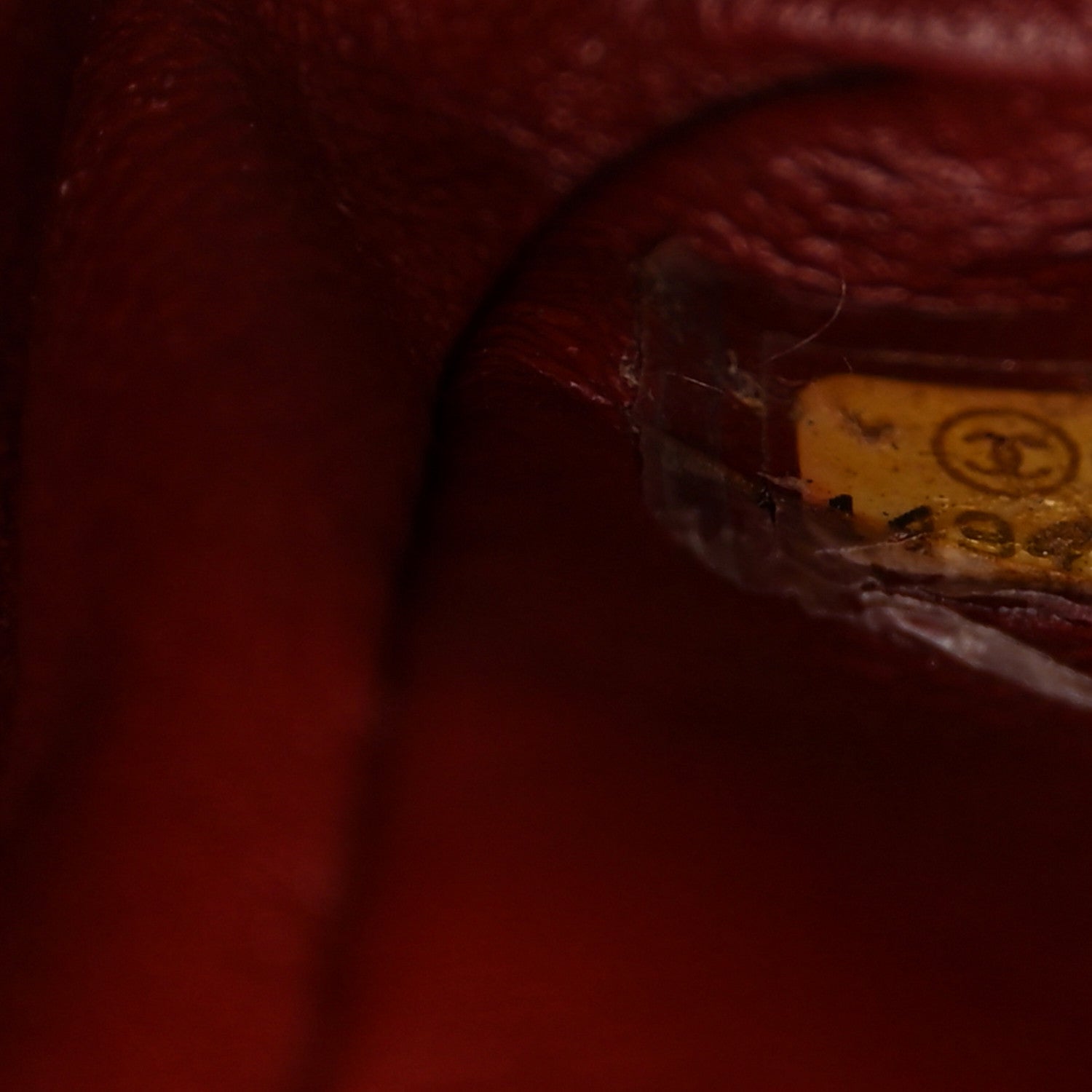 Chanel Caviar Quilted Jumbo Double Flap Dark Red 7 of 14