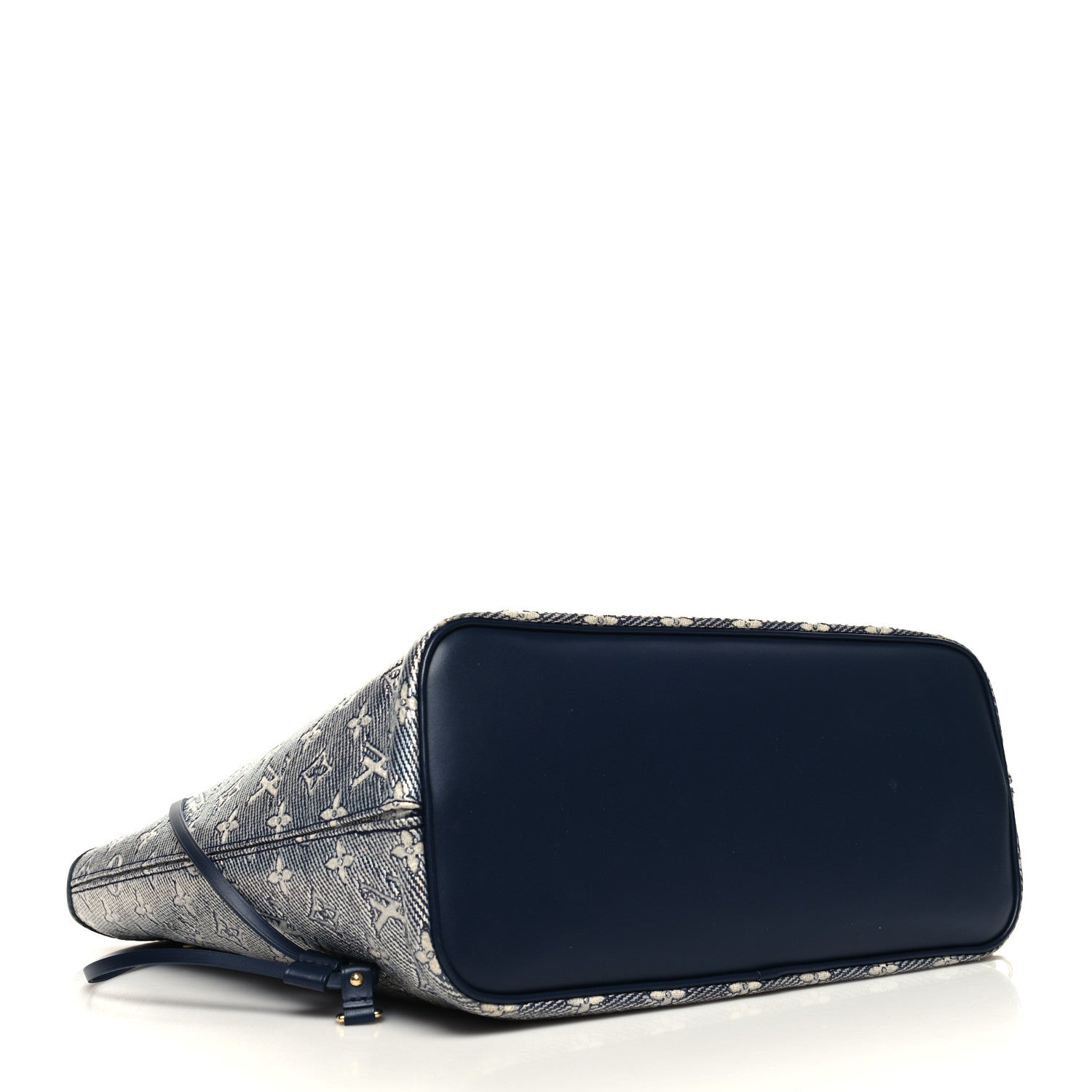 Louis Vuitton Monoglam Neverfull MM Blue 8 of 11