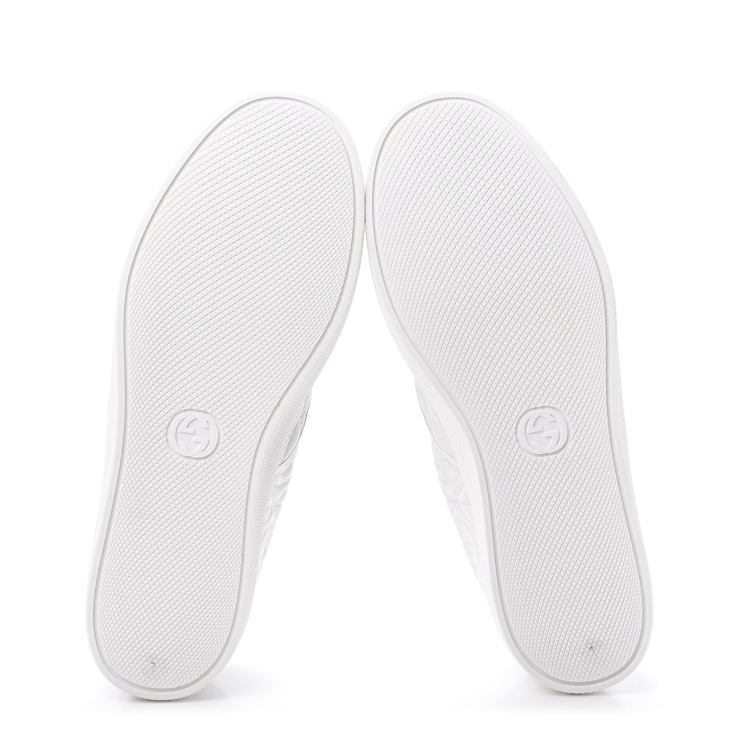 Gucci Nappa Web G Rhombus Quilted Mens Slip On Sneakers 7 Great White 6 of 10