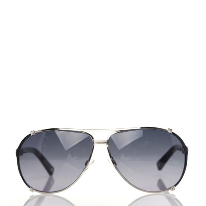 Christian Dior Metal Chicago 2 Aviator Sunglasses Black 2 of 9