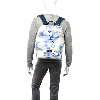 Louis Vuitton Monogram Watercolor Discovery Backpack Blue 2 of 9