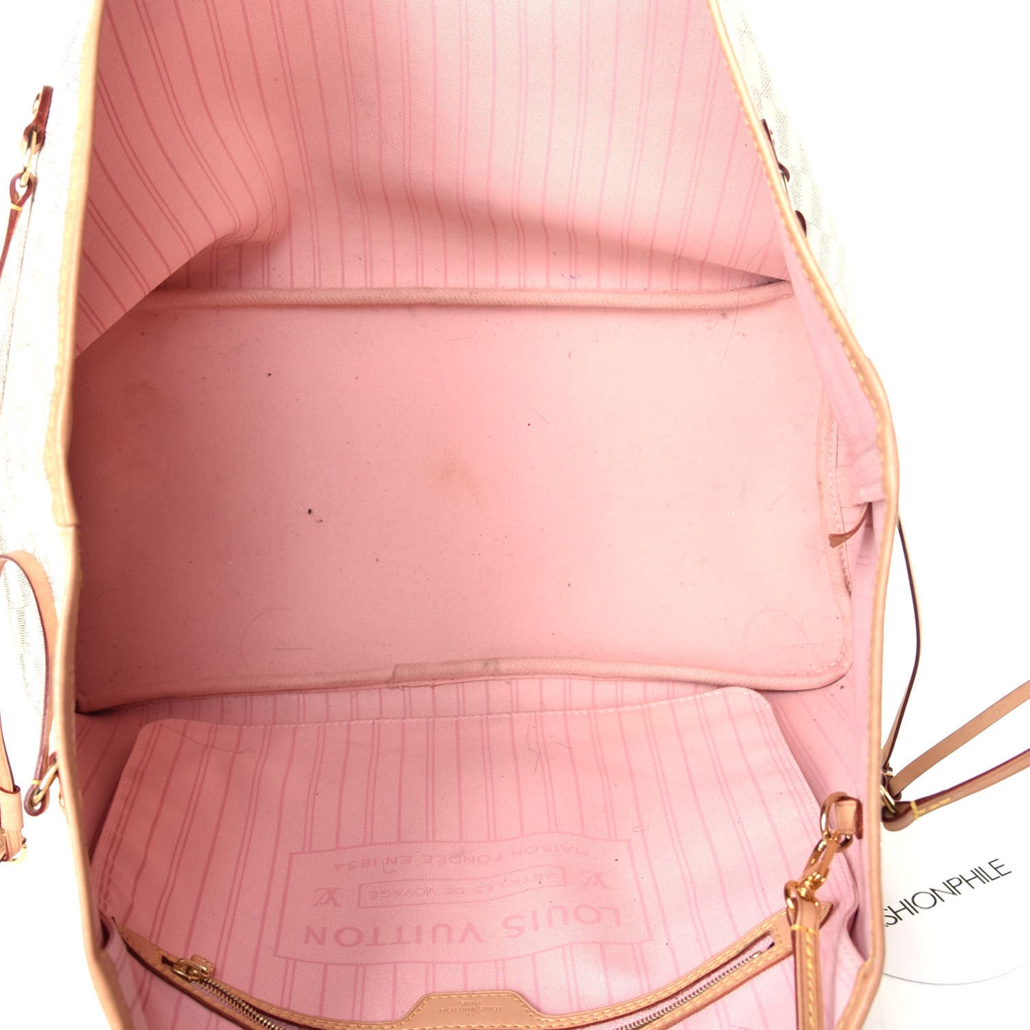 Damier Azur Neo Neverfull GM Rose Ballerine