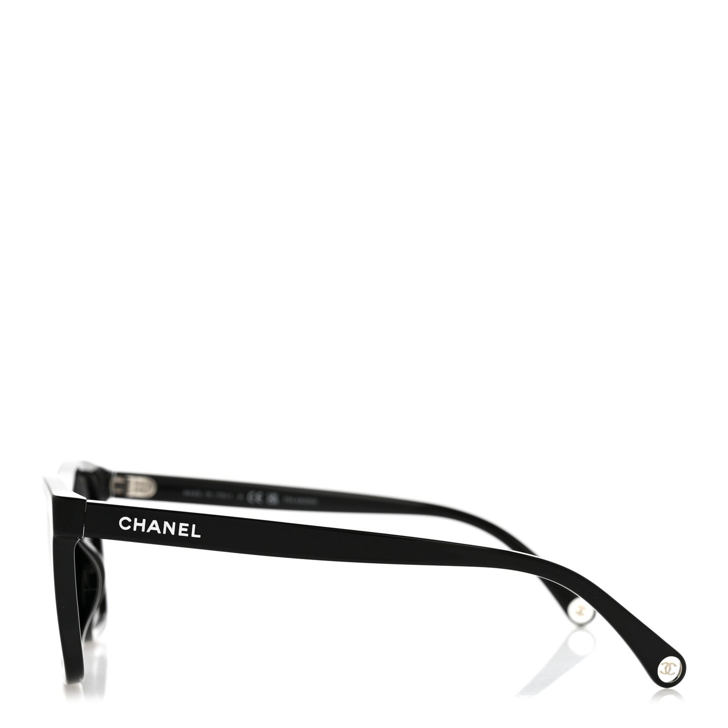 Acetate CC Rectangle Sunglasses 5551-U Black
