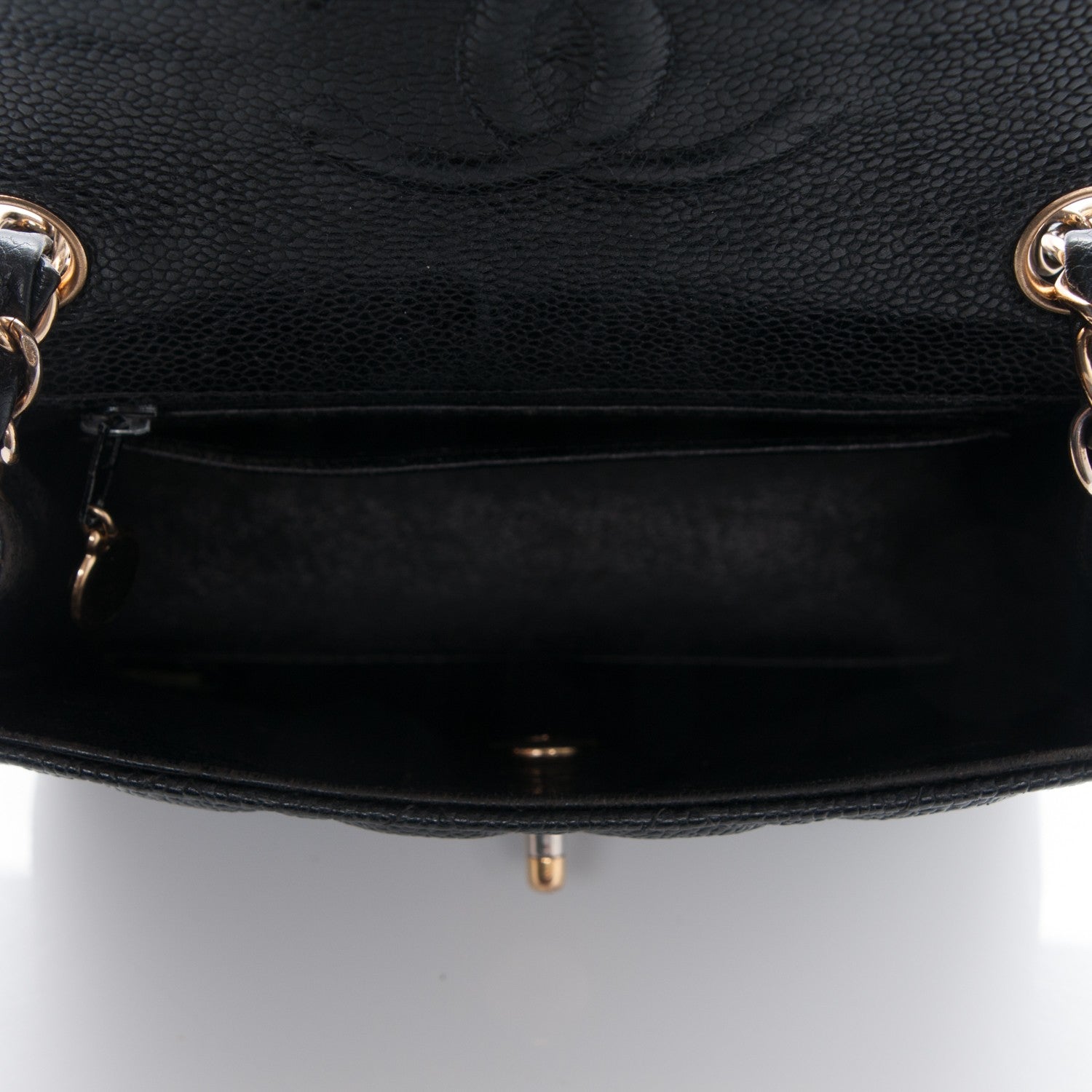 Chanel Caviar Quilted Mini Square Flap Black 5 of 7
