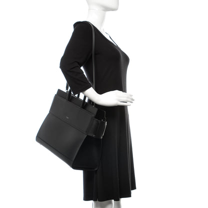 Givenchy Smooth Calfskin Medium Horizon Satchel Black 3 of 9
