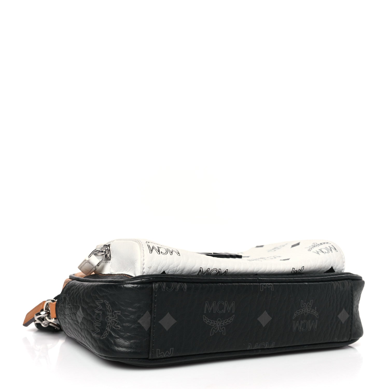 MCM Visetos Mix Small Klassik Crossbody White 4 of 10