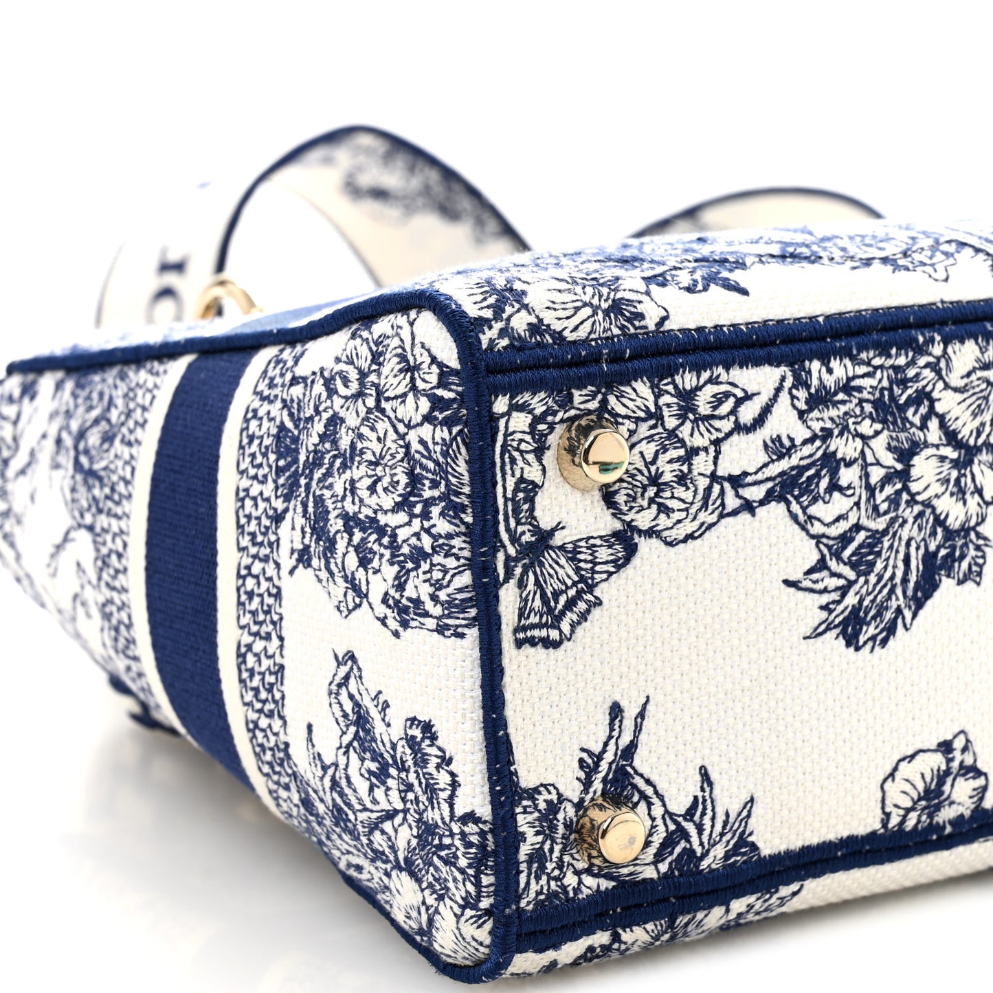 Canvas Reverse Embroidered Rêve d'Infini Medium Lady D-Lite Blue Multicolor
