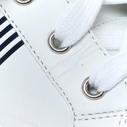 Hermes Calfskin Mens Advantage Sneakers 43.5 White Black 15 of 18