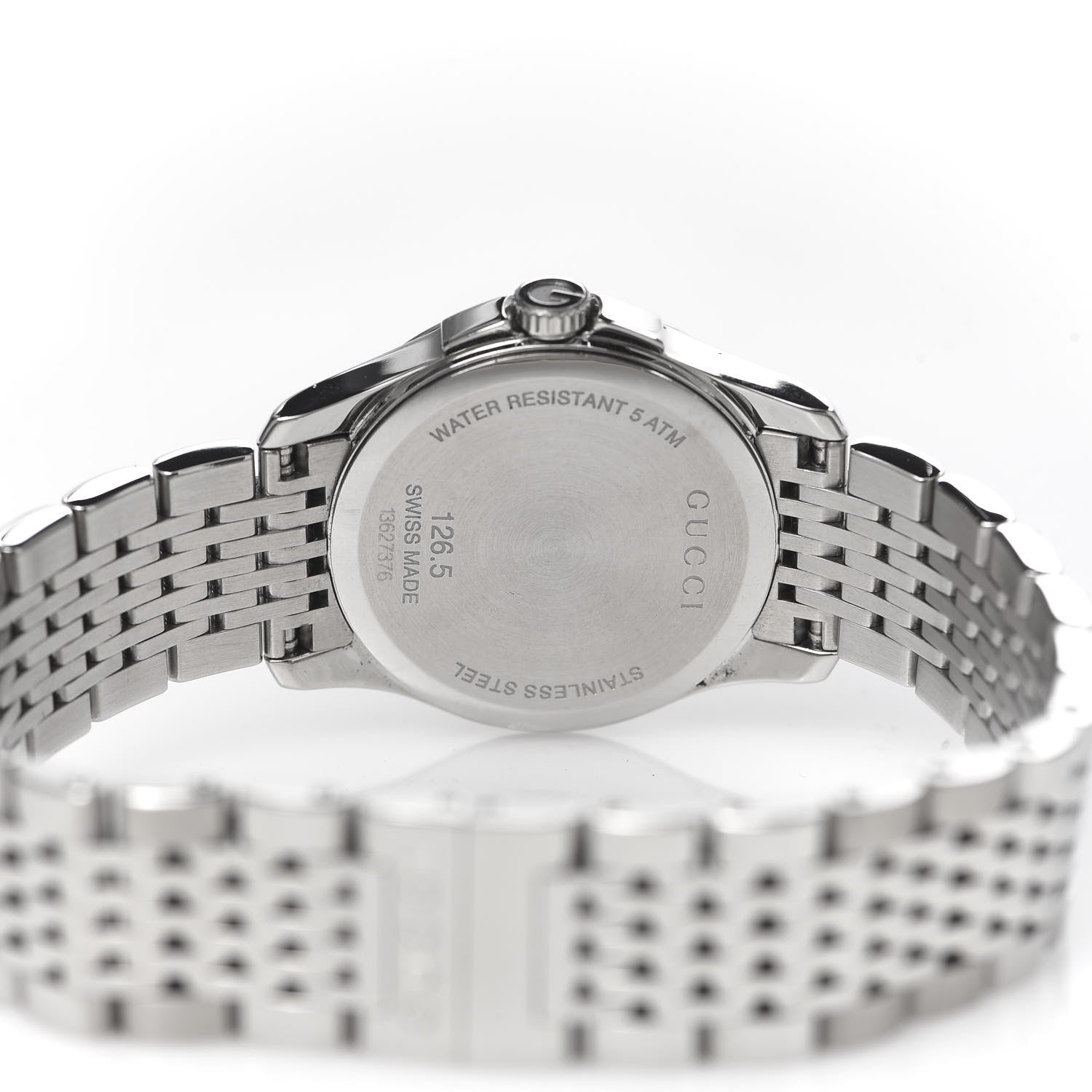 Gucci Stainless Steel Diamond 28mm G-Timeless Quartz Watch Black 5 of 7