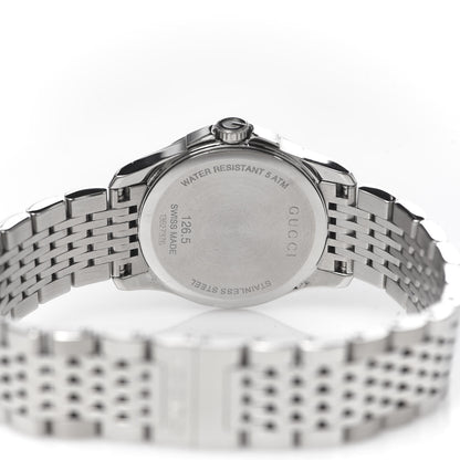 Gucci Stainless Steel Diamond 28mm G-Timeless Quartz Watch Black 5 of 7