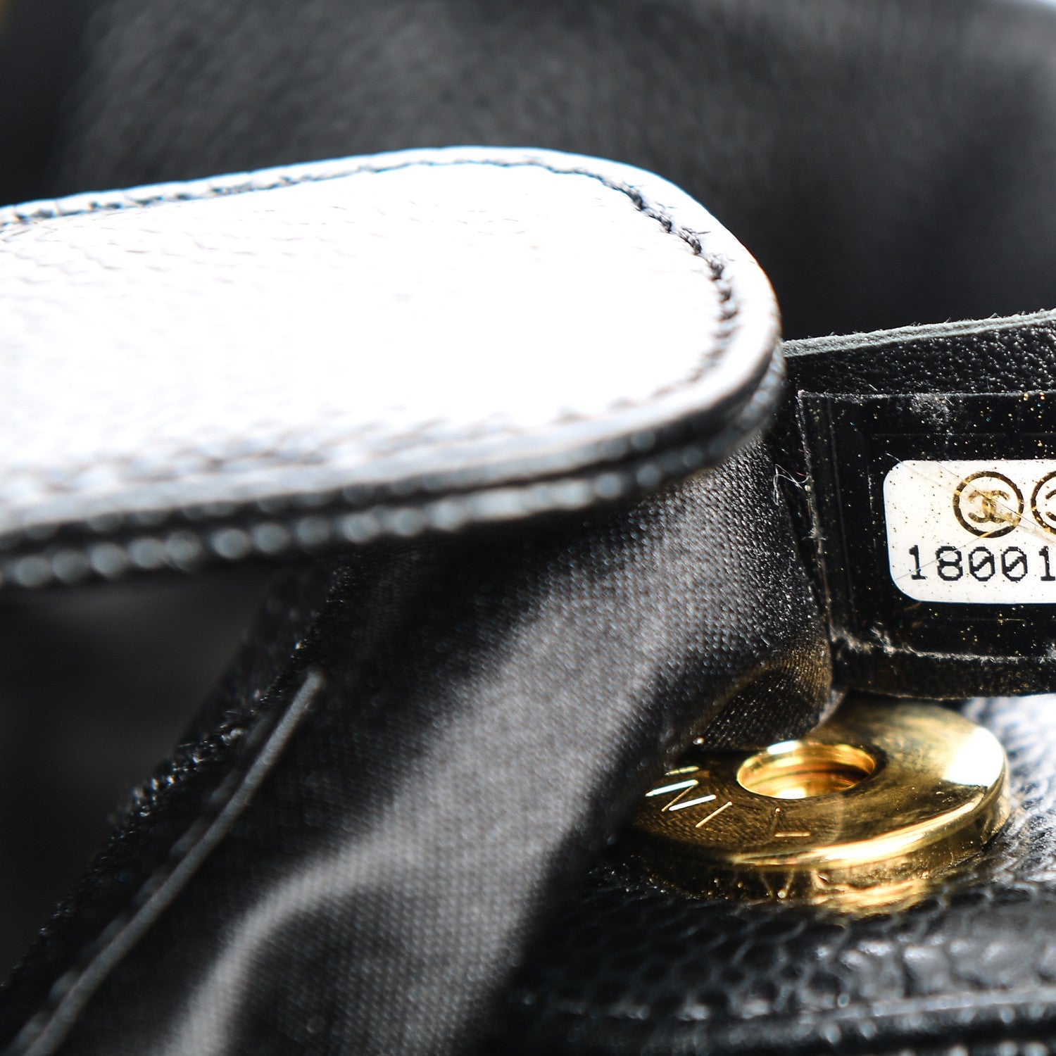 Chanel Caviar Quilted Petit Shopping Tote PST Black 7 of 7