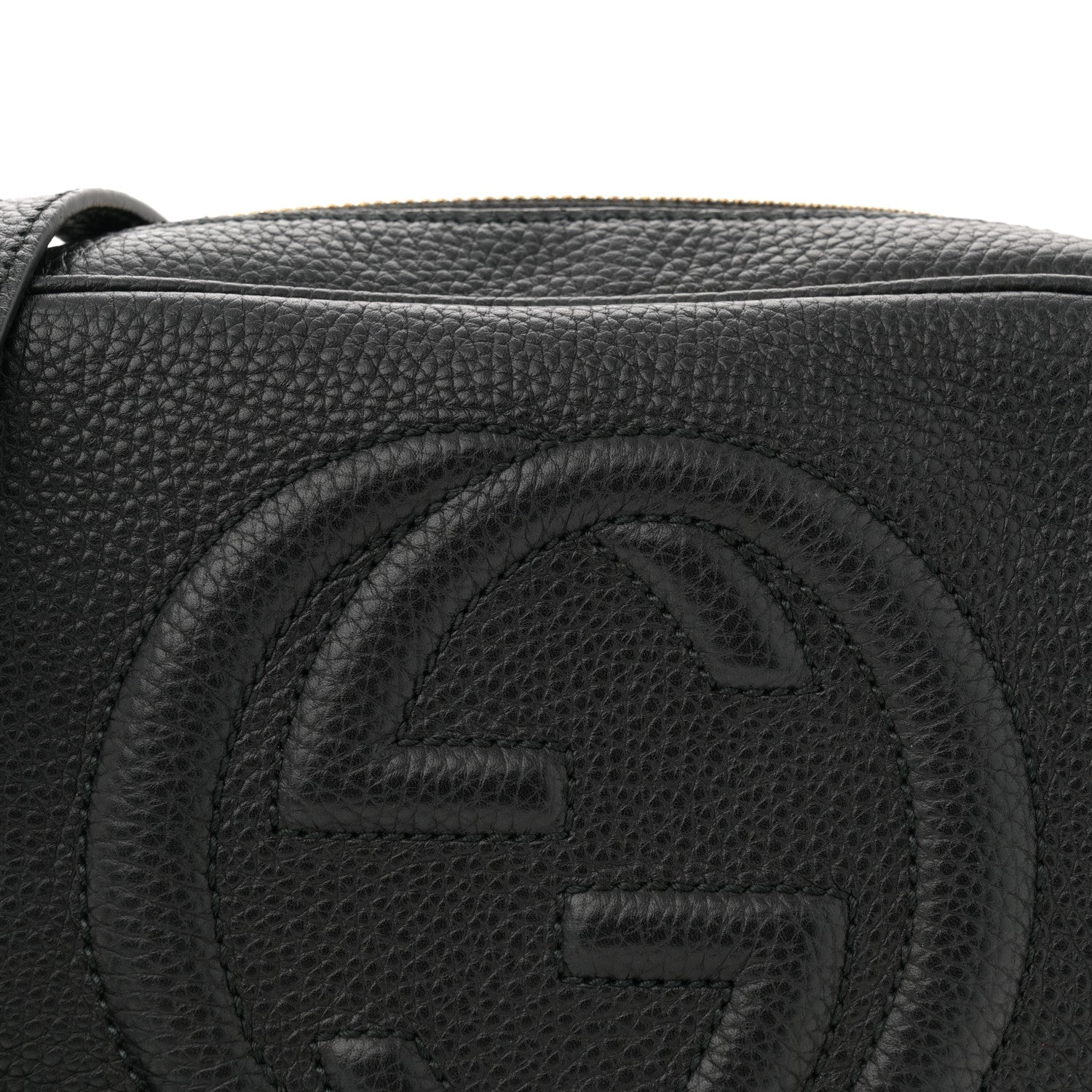 Gucci Pebbled Calfskin Small Soho Disco Bag Black 8 of 11