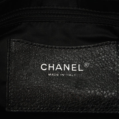 Chanel Glazed Calfskin Stitched On The Road Flap Black 7 of 8