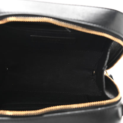 Saint Laurent Lambskin Matelasse Monogram Toy Vicky Camera Bag Black 6 of 10