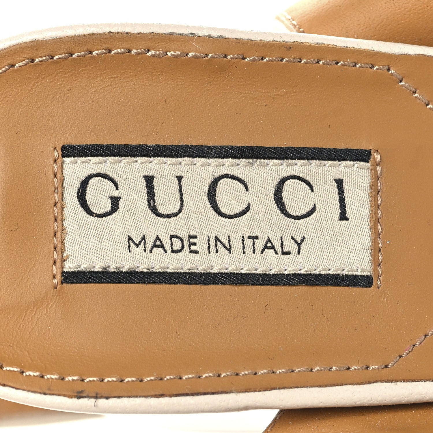 Gucci Quentin Granada Kid Horsebit 25/60mm Platform Sandals 39 Mystic White 9 of 10
