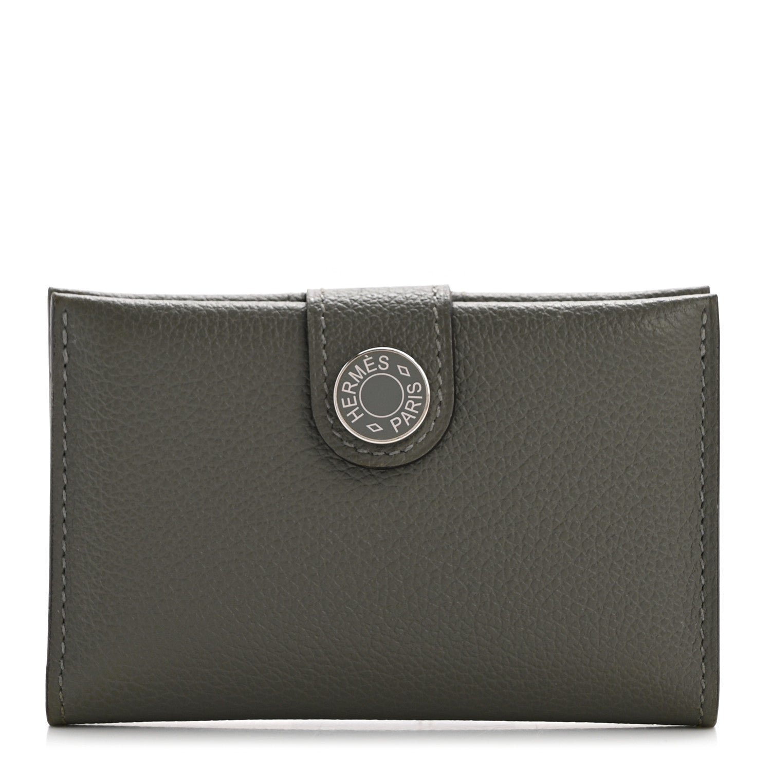 Hermes Evercolor RMS Card Holder Gris Meyer 1 of 11