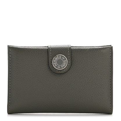 Hermes Evercolor RMS Card Holder Gris Meyer 1 of 11