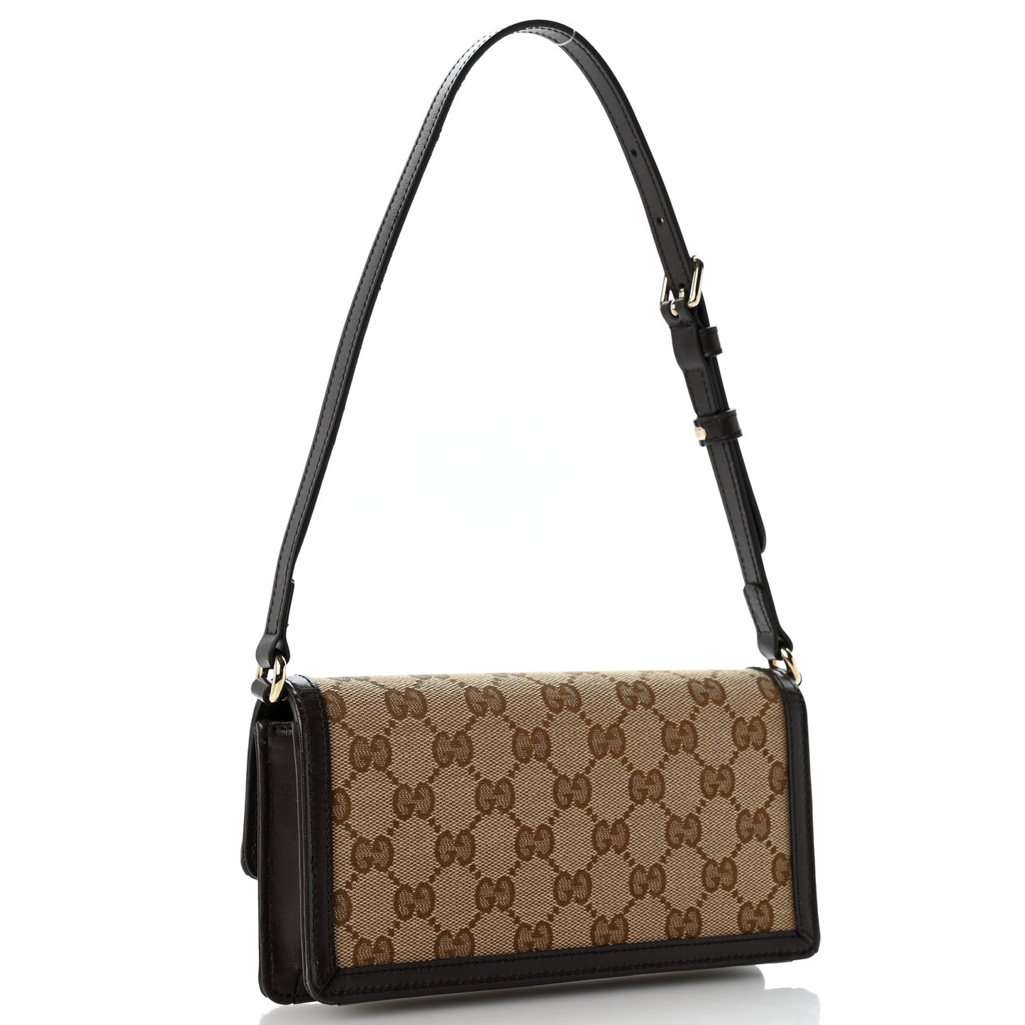 GG Monogram Mini Luce Shoulder Bag Beige Ebony