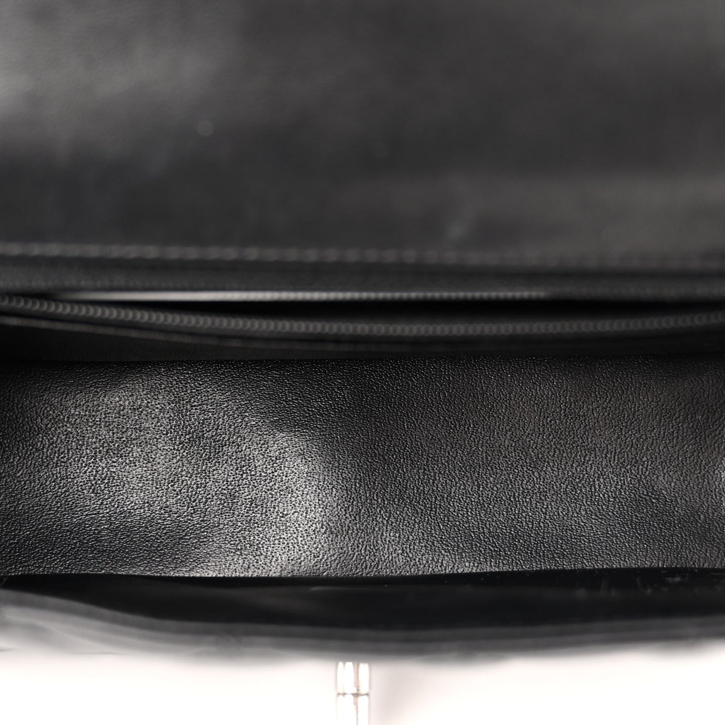 Lambskin Quilted Mini Rectangular Flap Black