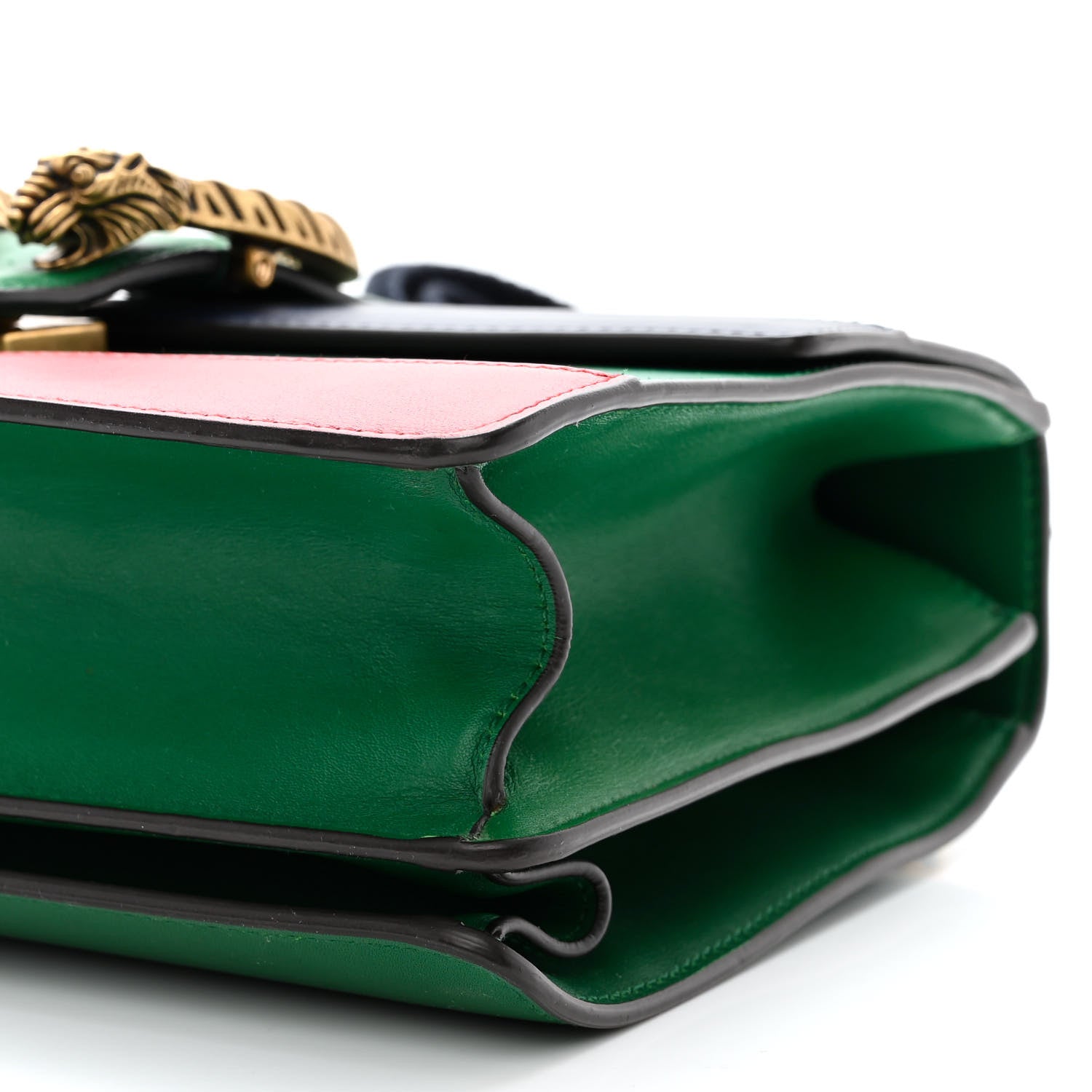 Gucci Moon Calfskin Web Medium Dionysus Bamboo Top Handle Bag