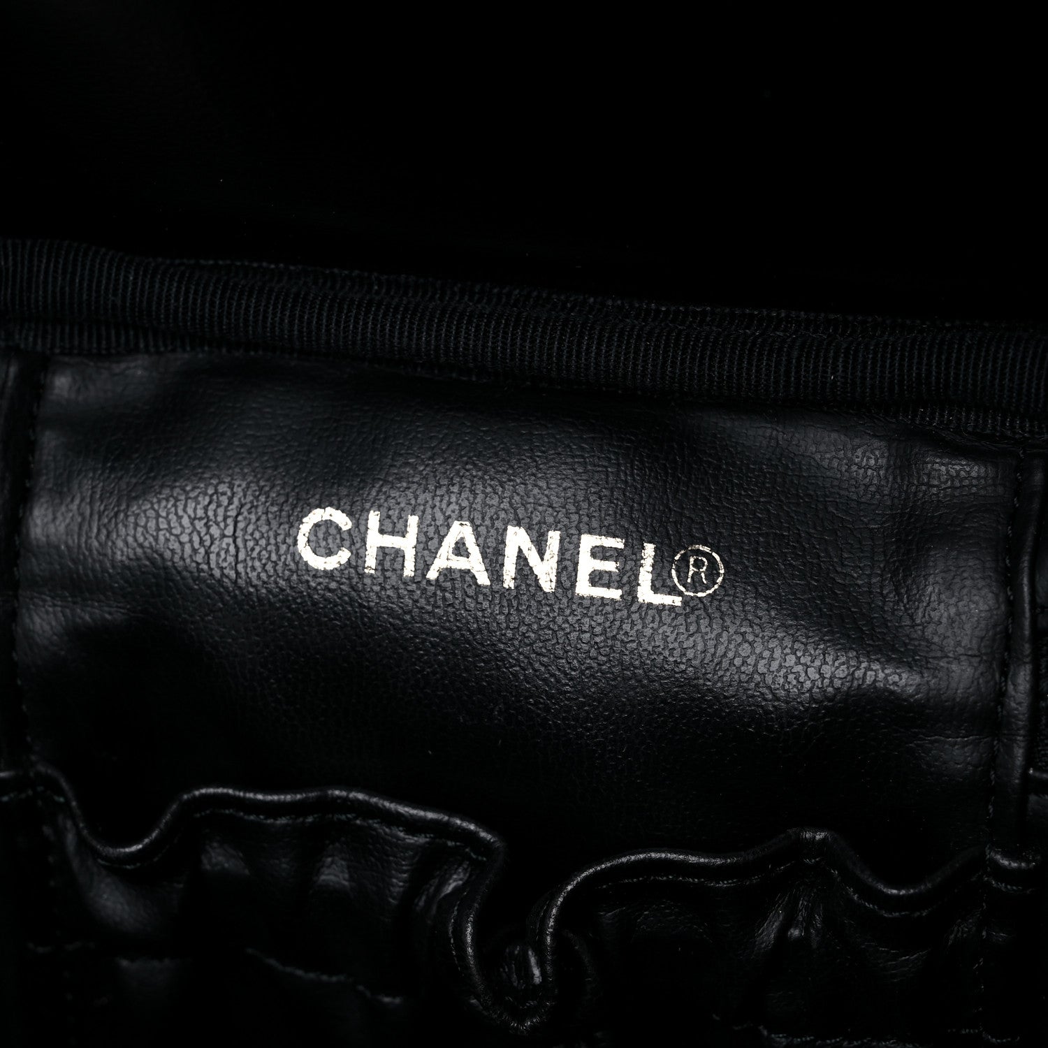 Chanel Caviar Vanity Cosmetic Case Black 6 of 13