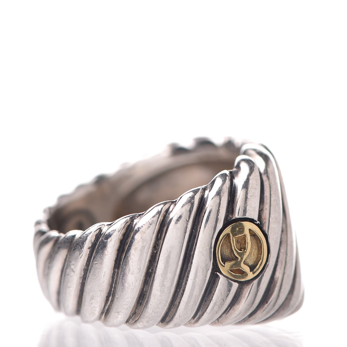 Sterling Silver Sculpted Cable Ring 51.9 6