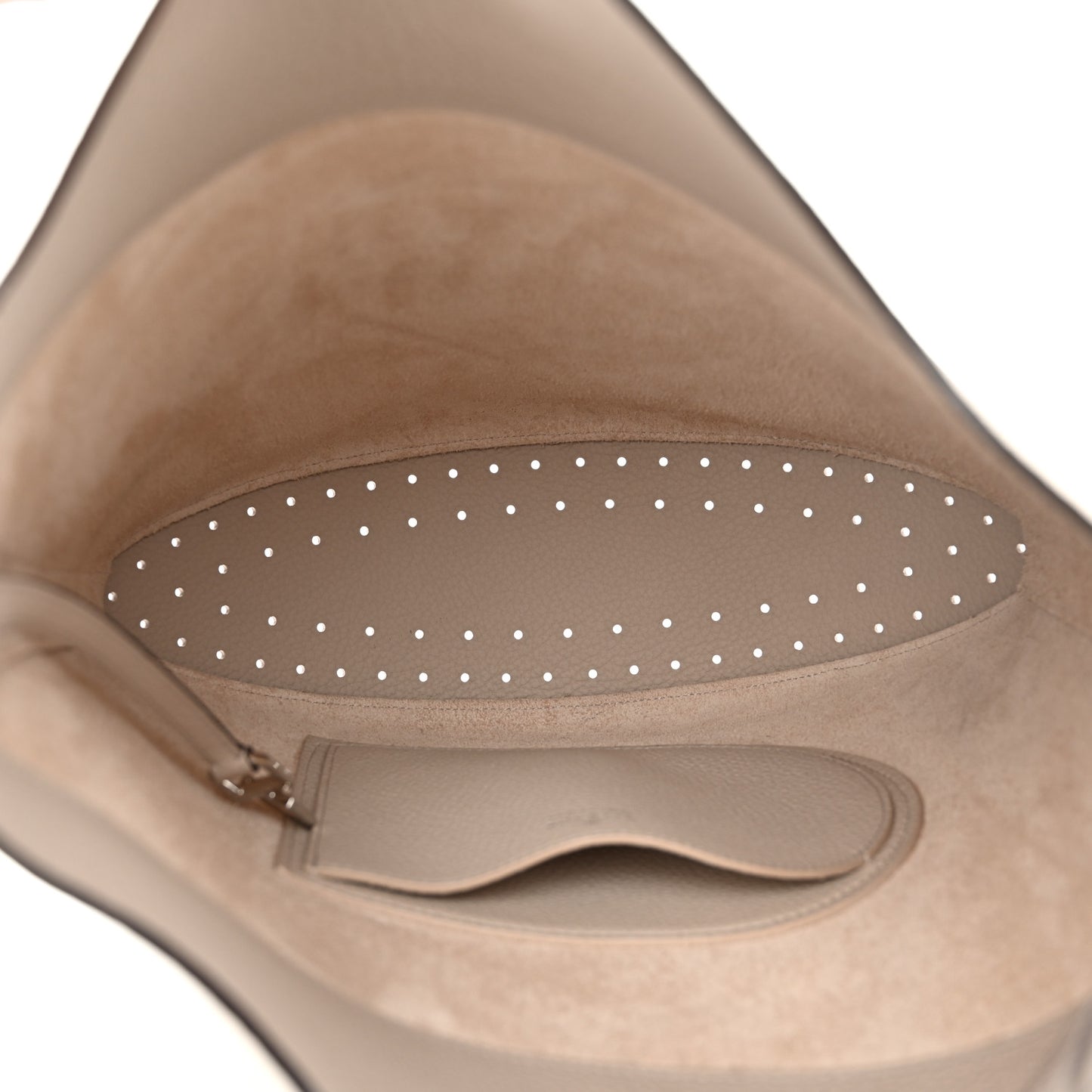 Taurillon Soft Pin Hobo GM Sesame