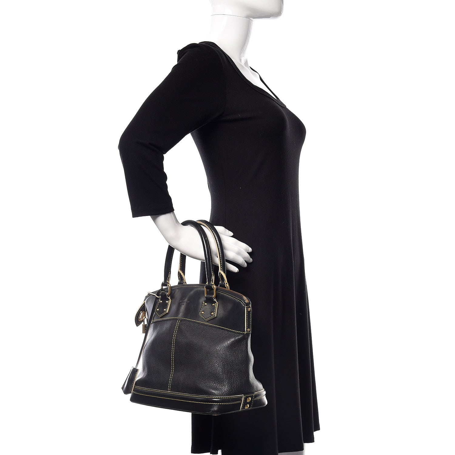 Louis Vuitton Suhali Lockit PM Black 2 of 25