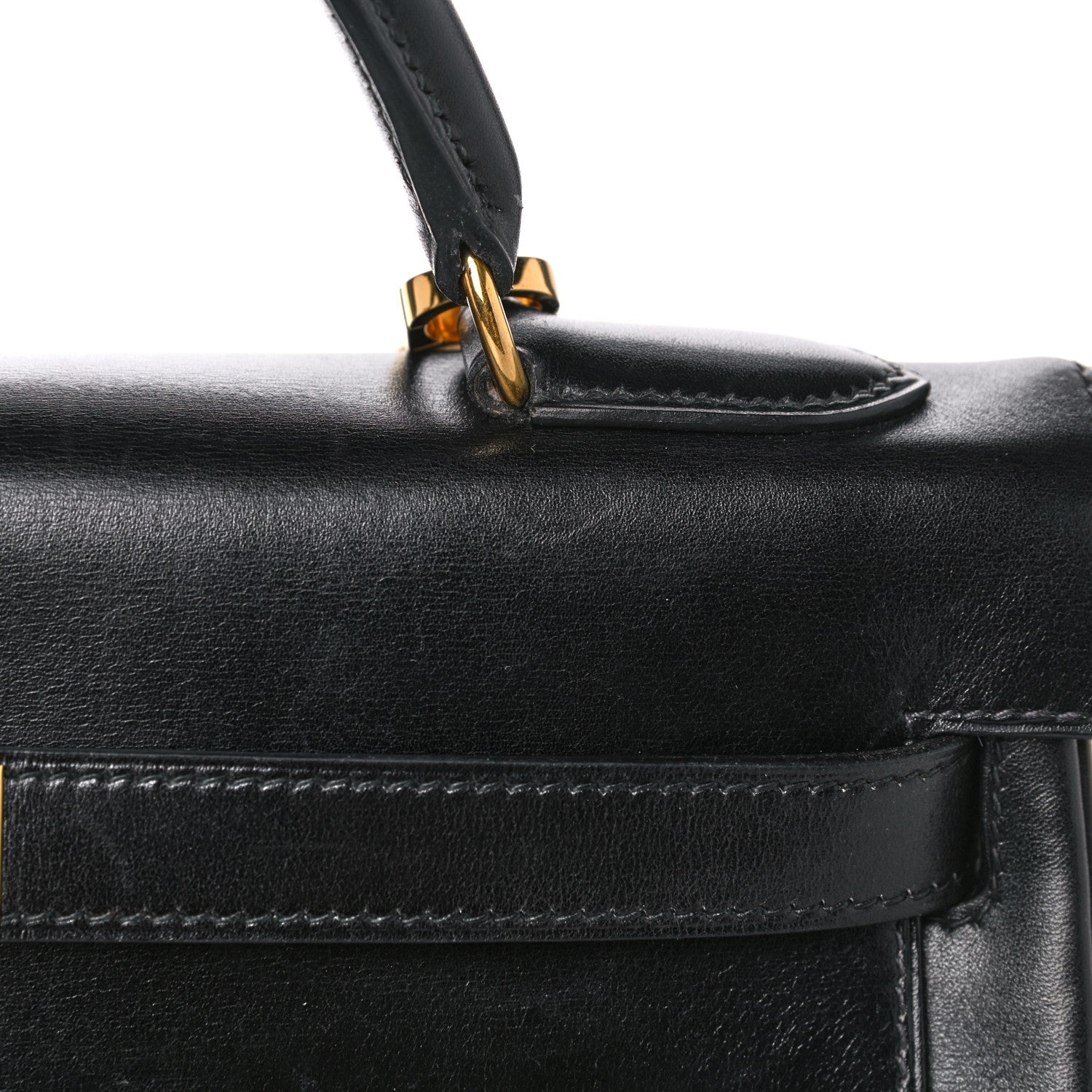 Hermes Box Kelly Retourne 32 Black 19 of 21