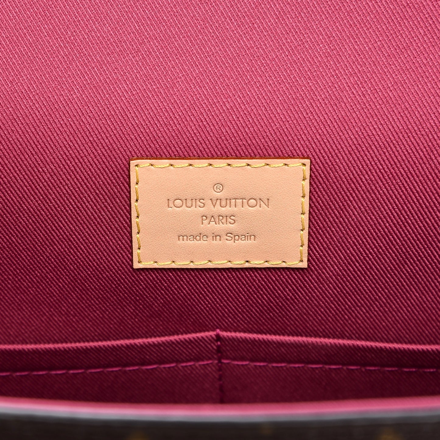 Monogram Cluny BB Bordeaux Fuchsia