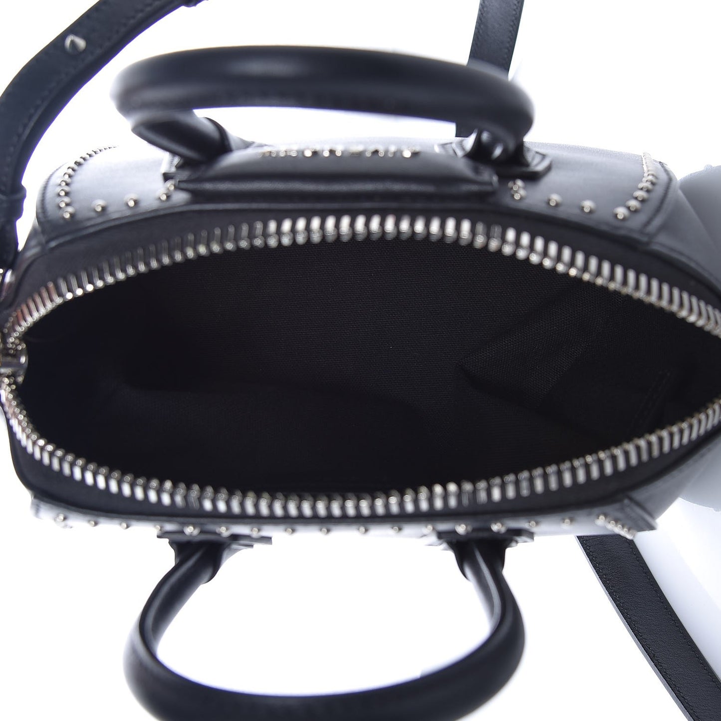 Smooth Calfskin Mini Studded Antigona Black